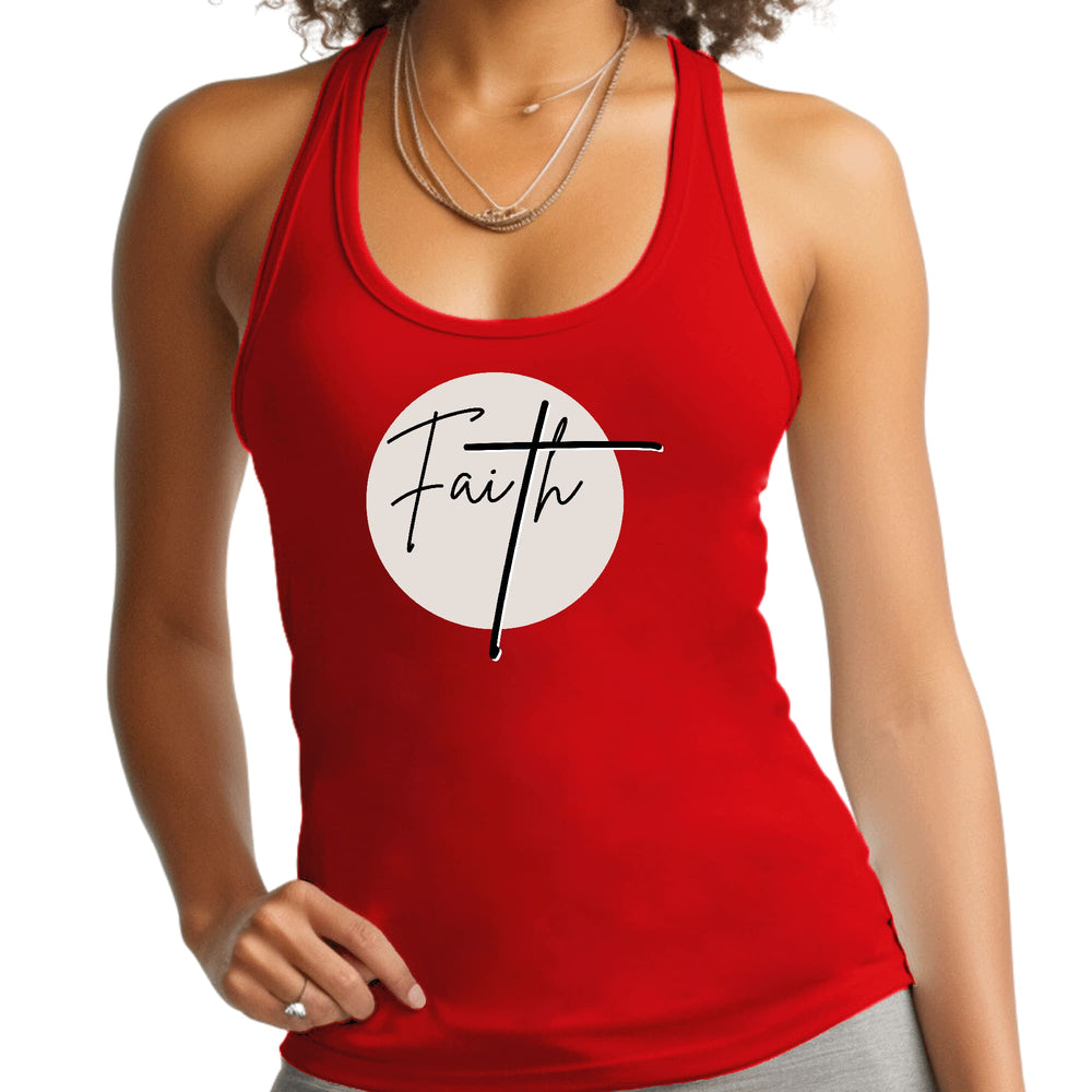 Womens Fitness Tank Top Graphic T-shirt Faith - Christian - Womens | Tank Tops