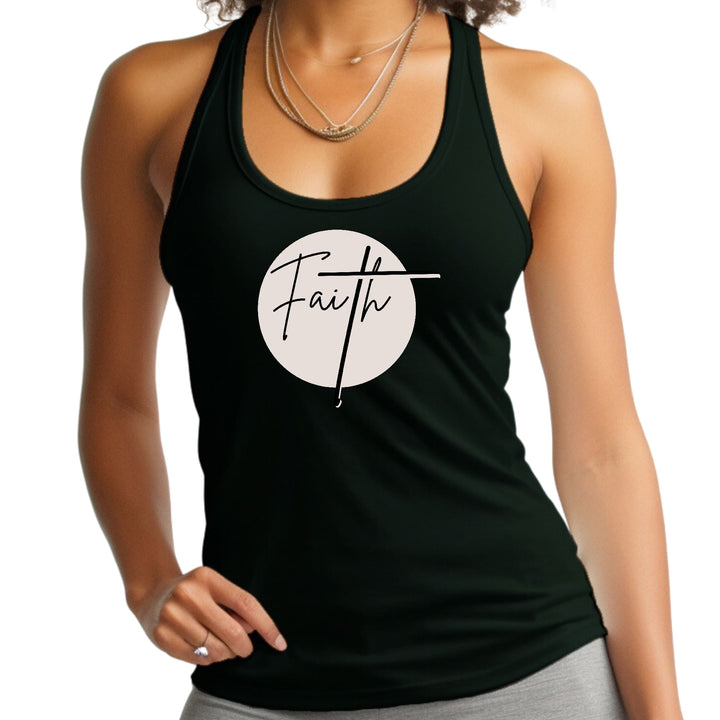 Womens Fitness Tank Top Graphic T-shirt Faith Print - Womens | Tank Tops