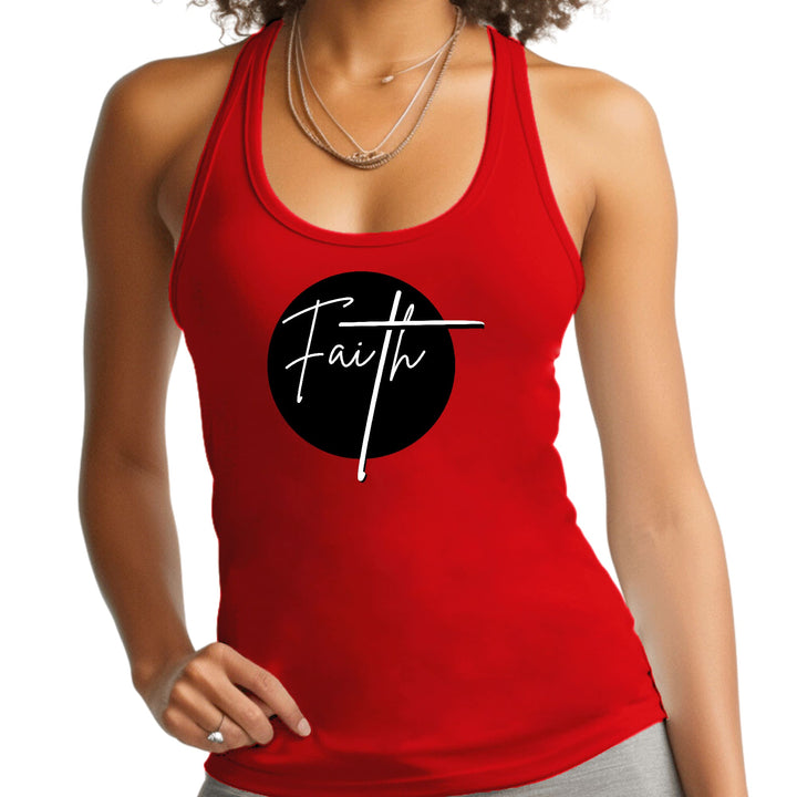 Womens Fitness Tank Top Graphic T-shirt Faith Print - Womens | Tank Tops