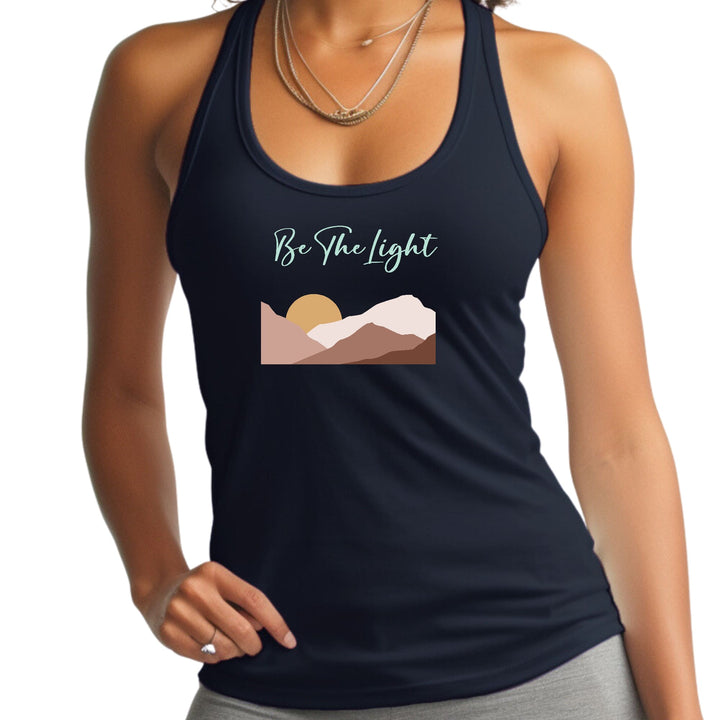 Womens Fitness Tank Top Graphic T-shirt Say It Soul Be The Light - Womens