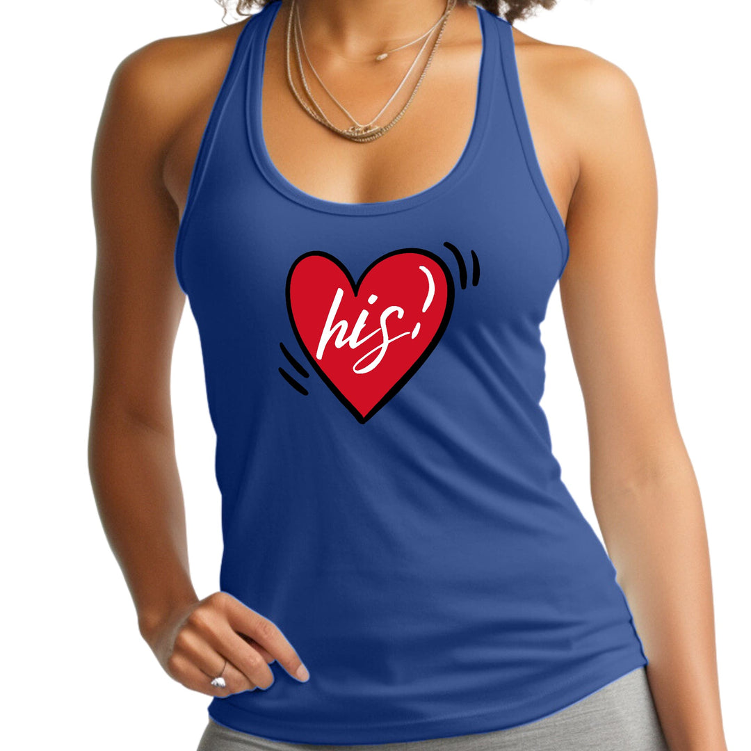 Womens Fitness Tank Top Graphic T-shirt Say It Soul His Heart, - Womens | Tank