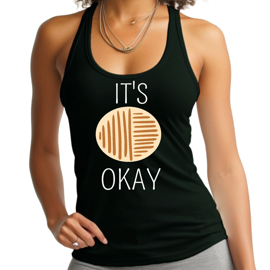 Womens Fitness Tank Top Graphic T-shirt Say it Soul its Okay - Womens | Tank