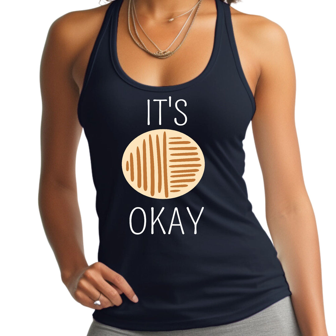 Womens Fitness Tank Top Graphic T-shirt Say it Soul its Okay - Womens | Tank