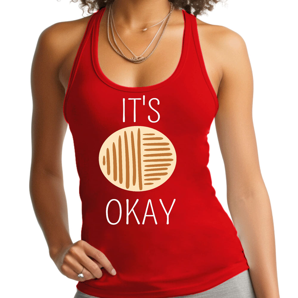 Womens Fitness Tank Top Graphic T-shirt Say it Soul its Okay - Womens | Tank