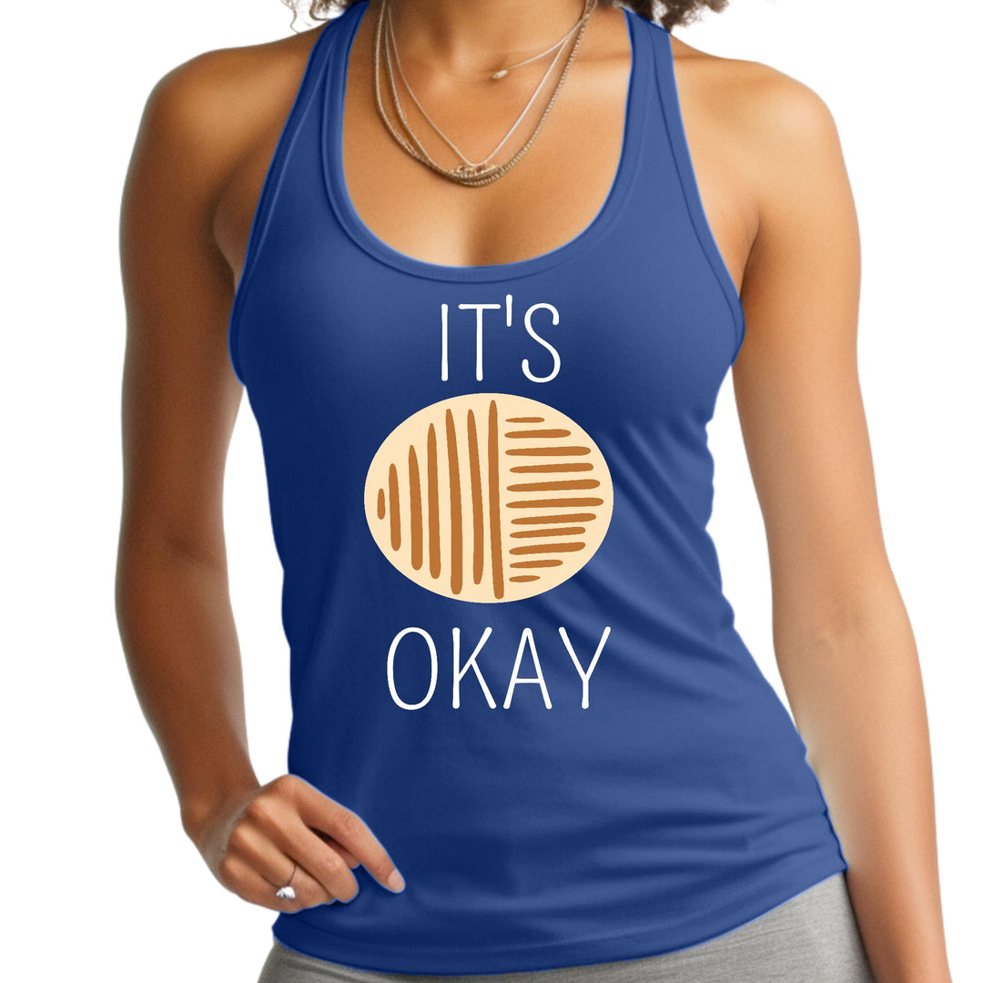 Womens Fitness Tank Top Graphic T-shirt Say it Soul its Okay - Womens | Tank