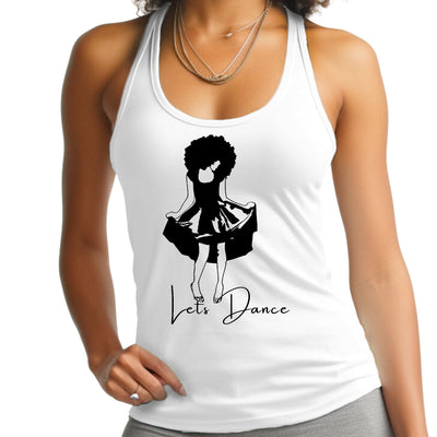 Womens Fitness Tank Top Graphic T-shirt Say It Soul Lets Dance - Womens | Tank