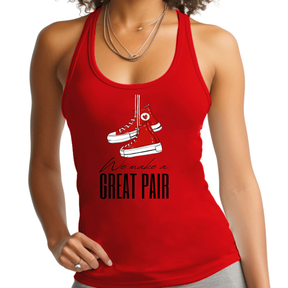 Womens Fitness Tank Top Graphic T-shirt Say it Soul we Make a Great - Womens