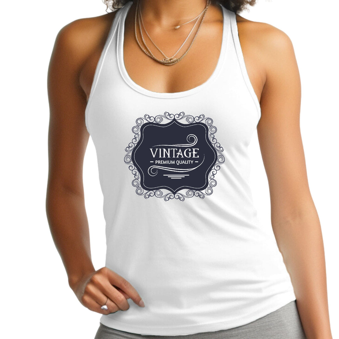 Womens Fitness Tank Top Graphic T-shirt Vintage Premium Quality - Womens | Tank