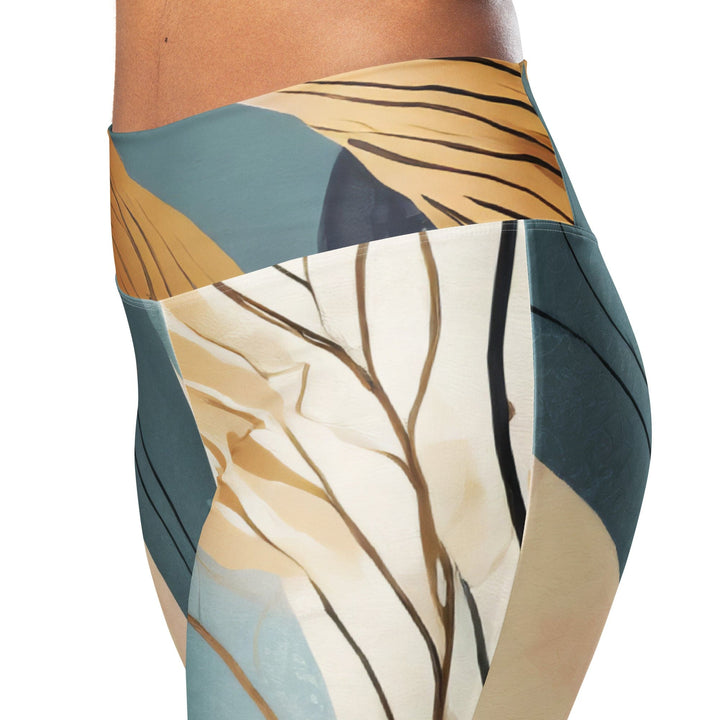 Womens Flare Leggings - Boho Style Print