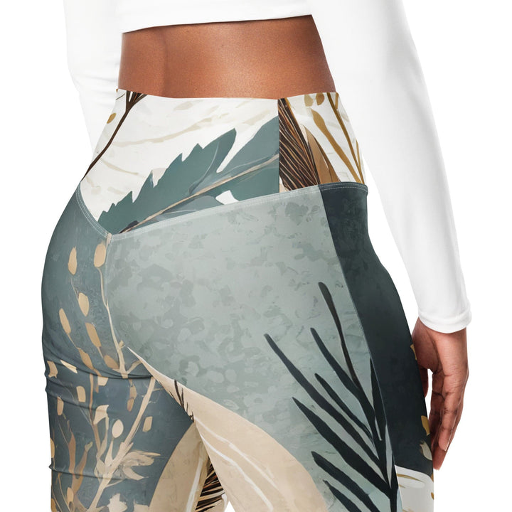 Womens Flare Leggings - Boho Style Print