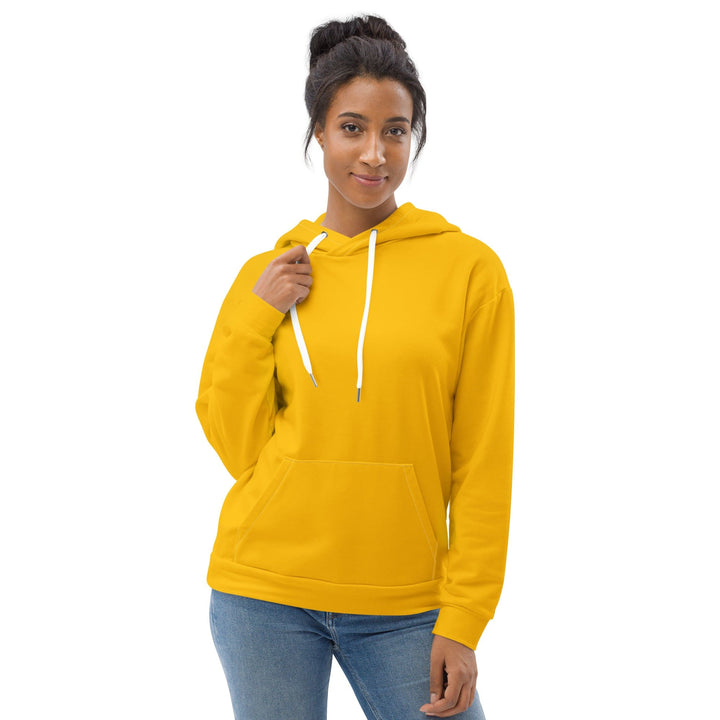 Womens Graphic Hoodie Golden Yellow