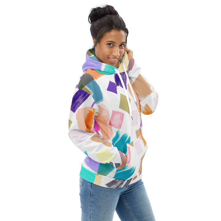 Womens Graphic Hoodie Pastel Pattern