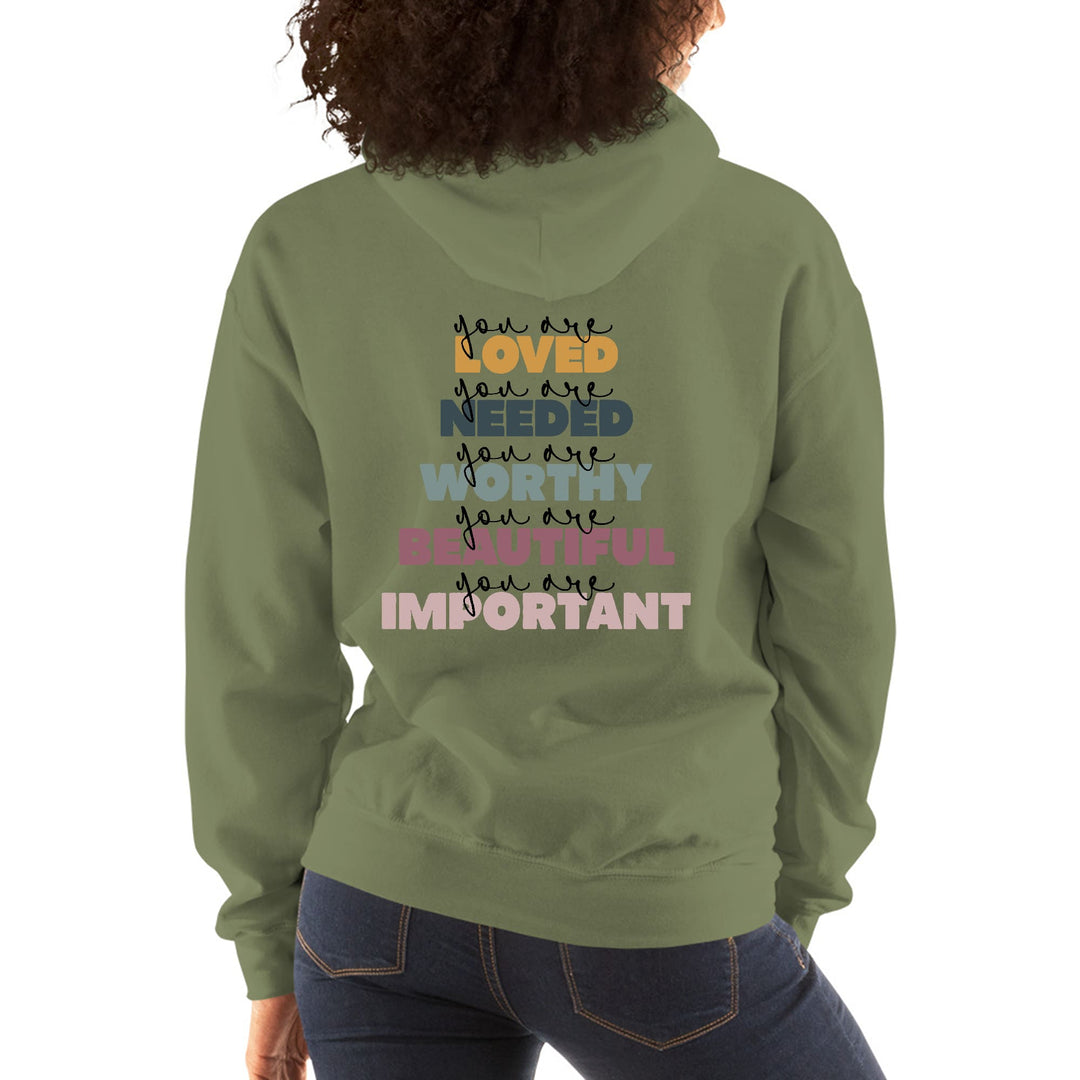 Womens Hoodie you are Loved Inspiration Affirmation - Womens | Hoodies