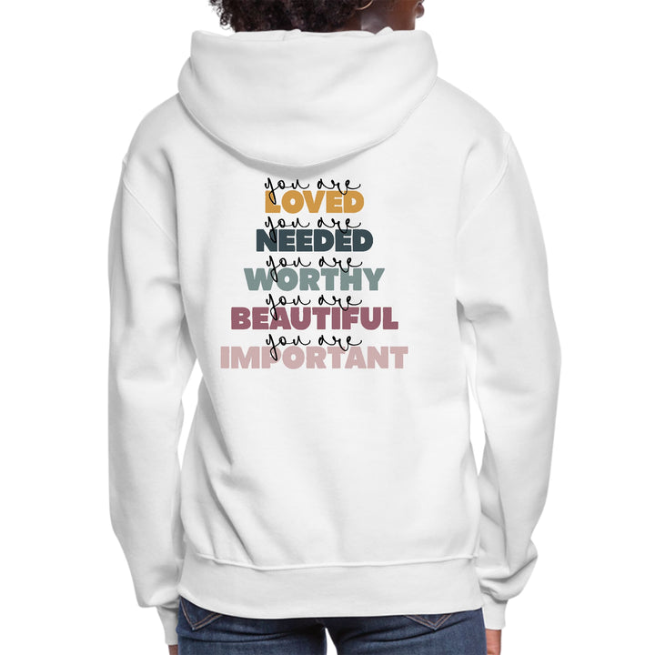 Womens Hoodie you are Loved Inspiration Affirmation - Womens | Hoodies