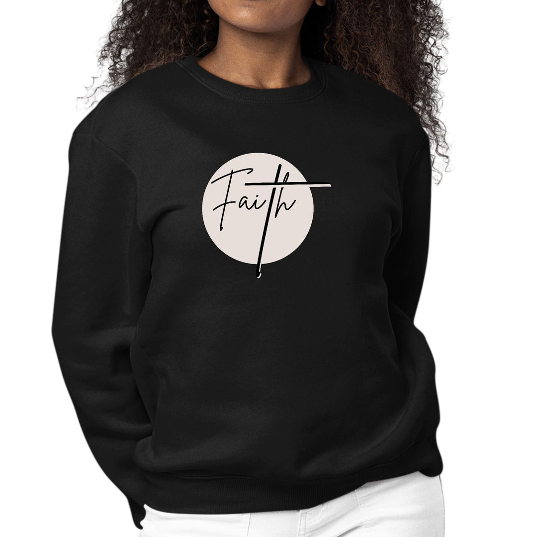 Womens Graphic Sweatshirt Faith Print - Womens | Sweatshirts