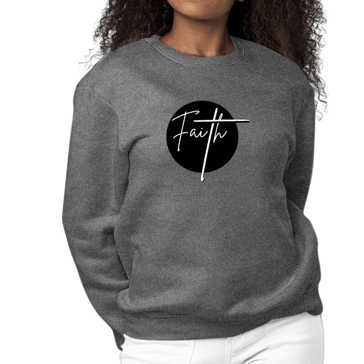 Womens Graphic Sweatshirt Faith Print - Womens | Sweatshirts