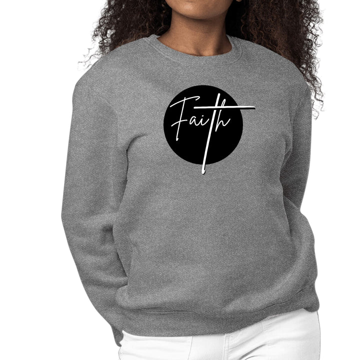 Womens Graphic Sweatshirt Faith Print - Womens | Sweatshirts