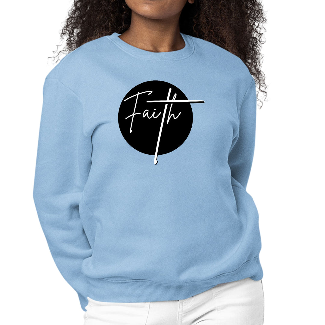 Womens Graphic Sweatshirt Faith Print - Womens | Sweatshirts