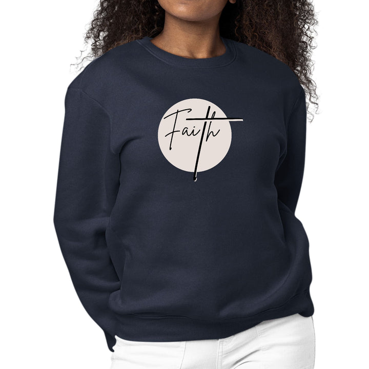 Womens Graphic Sweatshirt Faith Print - Womens | Sweatshirts