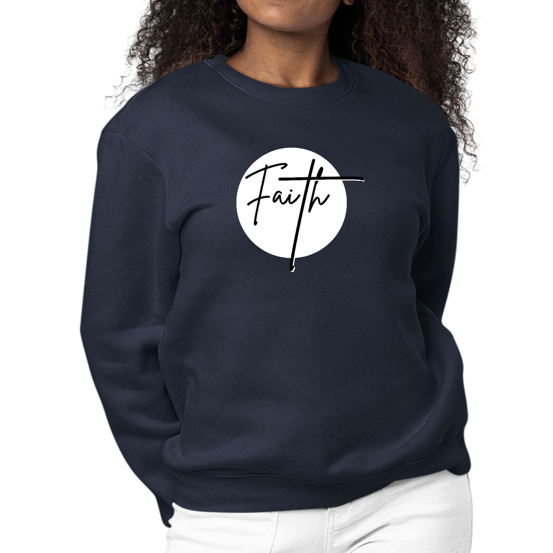 Womens Graphic Sweatshirt Faith Print - Womens | Sweatshirts