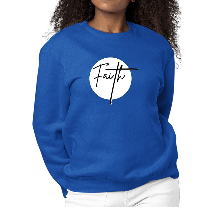 Womens Graphic Sweatshirt Faith Print - Womens | Sweatshirts