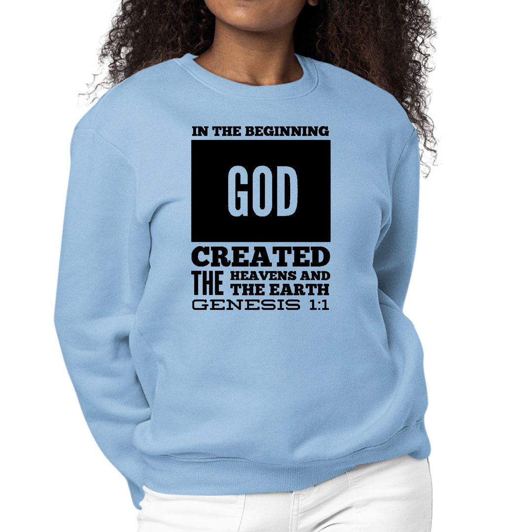 Womens Graphic Sweatshirt in the Beginning Print - Womens | Sweatshirts