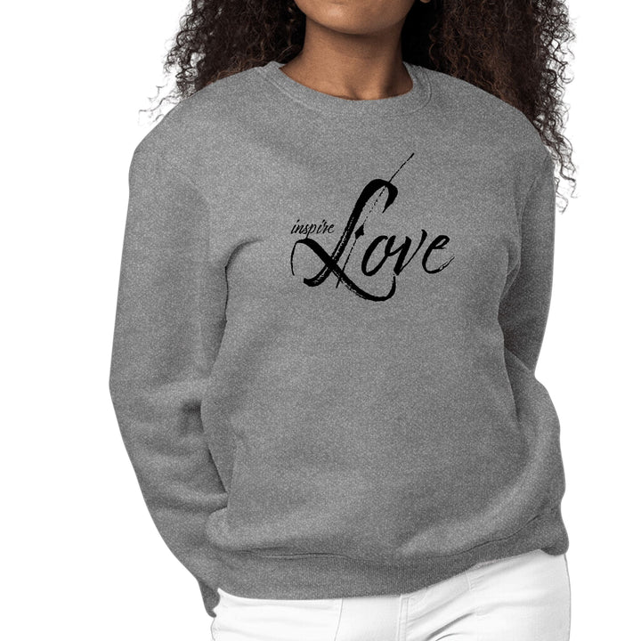 Womens Graphic Sweatshirt Inspire Love - Womens | Sweatshirts