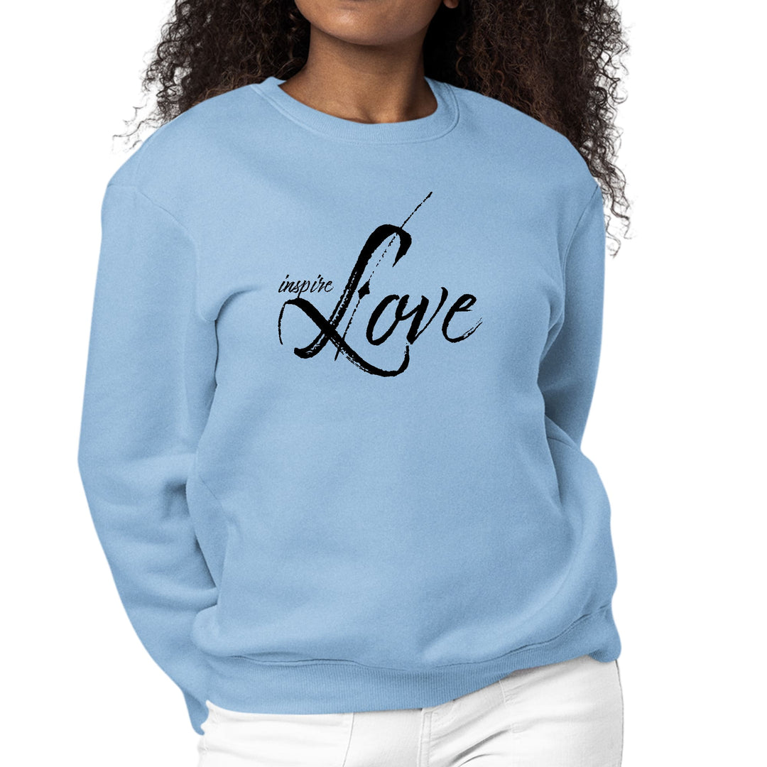 Womens Graphic Sweatshirt Inspire Love - Womens | Sweatshirts