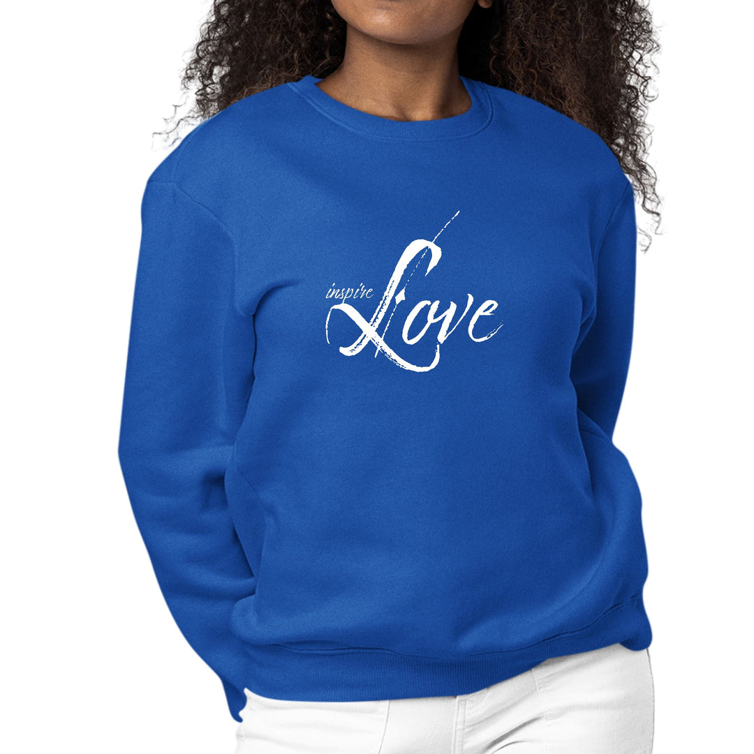 Womens Graphic Sweatshirt Inspire Love - Womens | Sweatshirts