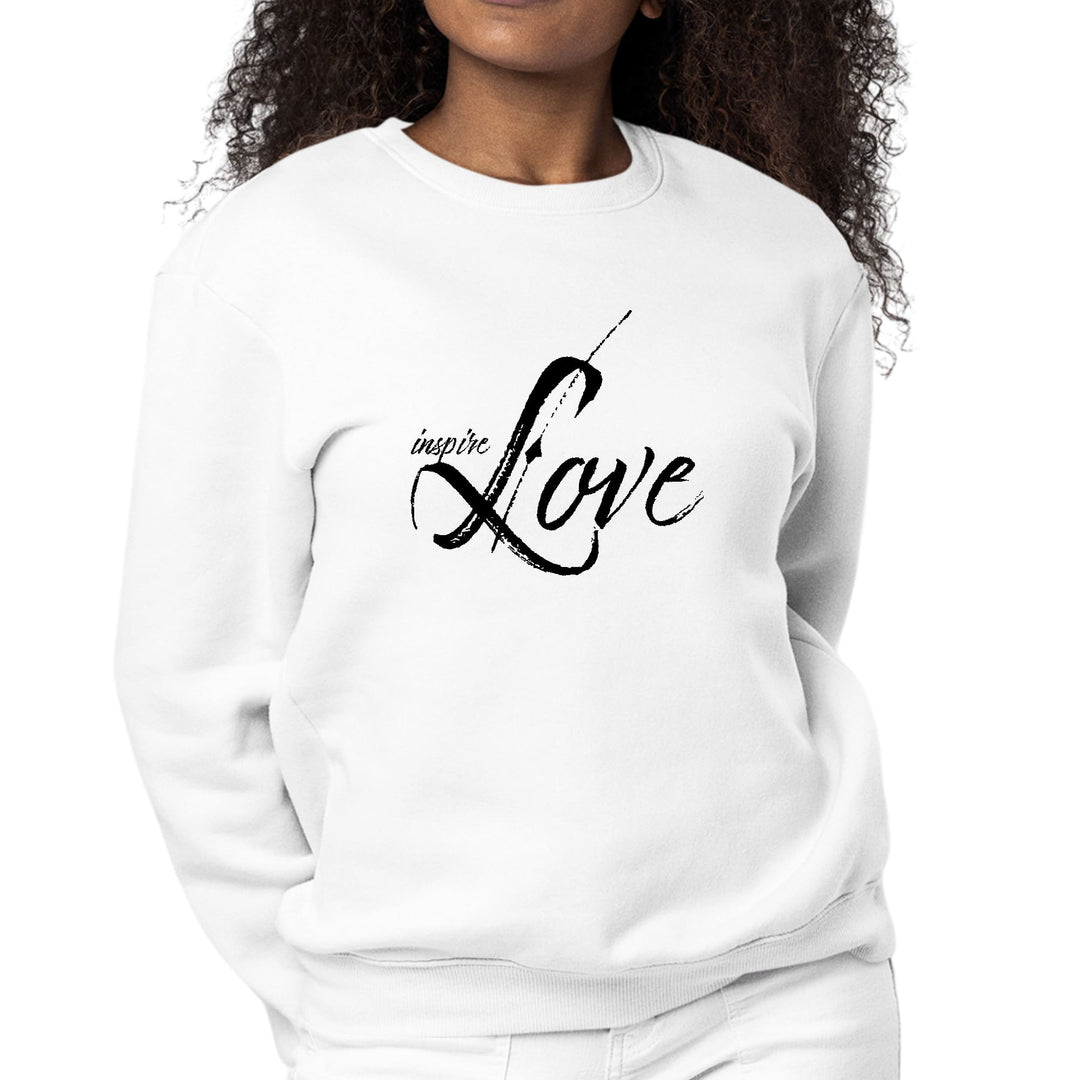 Womens Graphic Sweatshirt Inspire Love - Womens | Sweatshirts