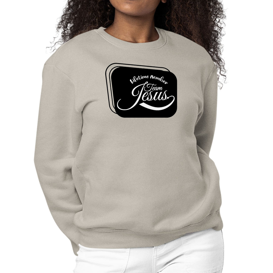 Womens Graphic Sweatshirt Lifetime Member Team Jesus - Womens | Sweatshirts