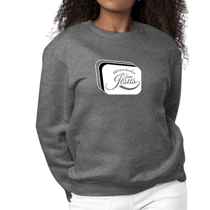 Womens Graphic Sweatshirt Lifetime Member Team Jesus - Womens | Sweatshirts