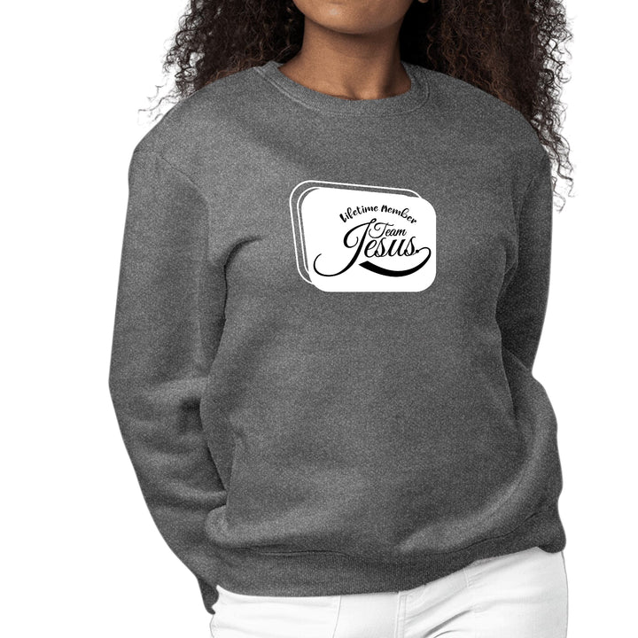 Womens Graphic Sweatshirt Lifetime Member Team Jesus - Womens | Sweatshirts