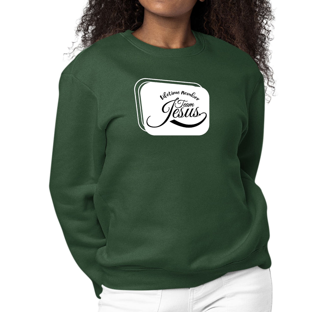 Womens Graphic Sweatshirt Lifetime Member Team Jesus - Womens | Sweatshirts