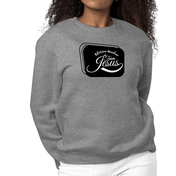 Womens Graphic Sweatshirt Lifetime Member Team Jesus - Womens | Sweatshirts