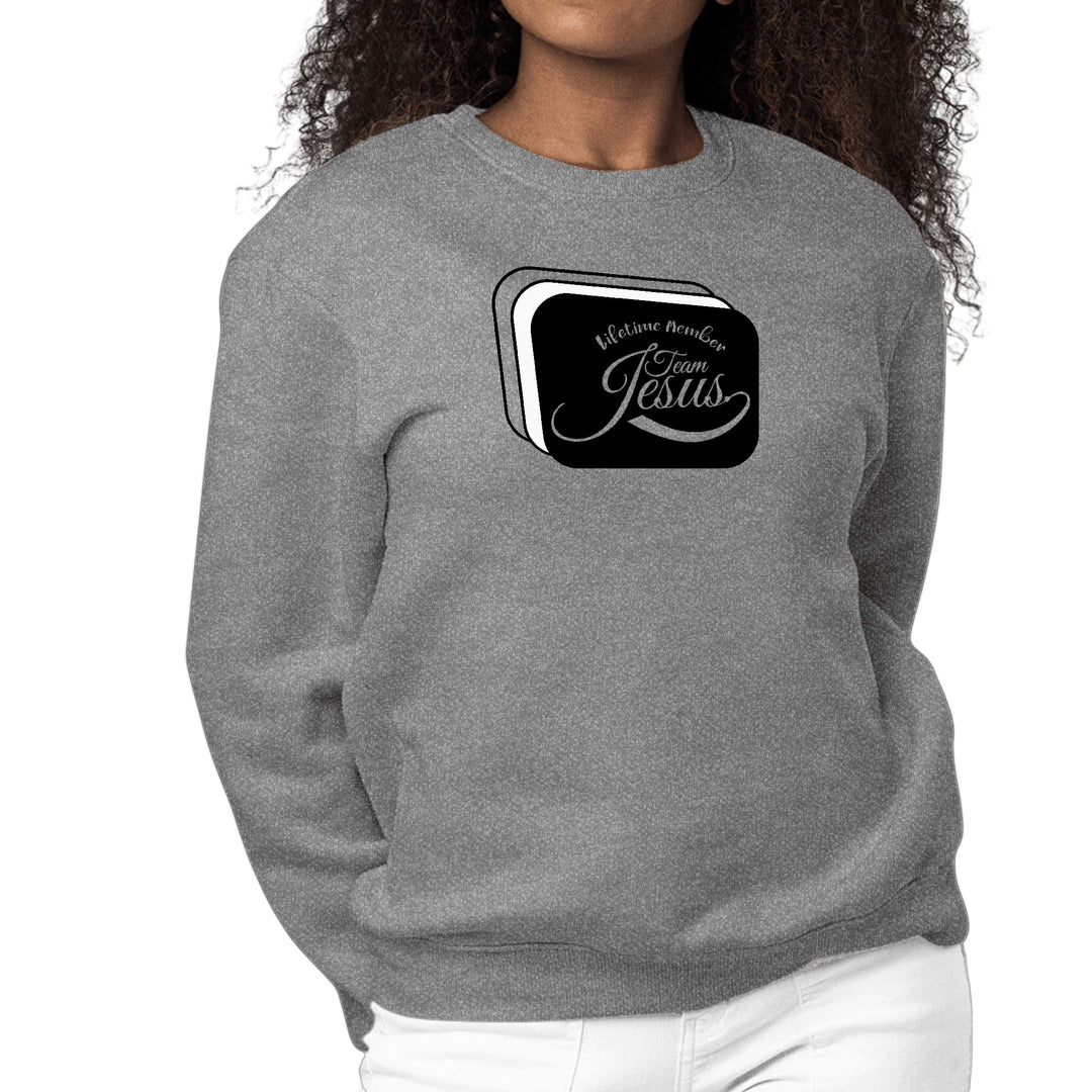 Womens Graphic Sweatshirt Lifetime Member Team Jesus - Womens | Sweatshirts