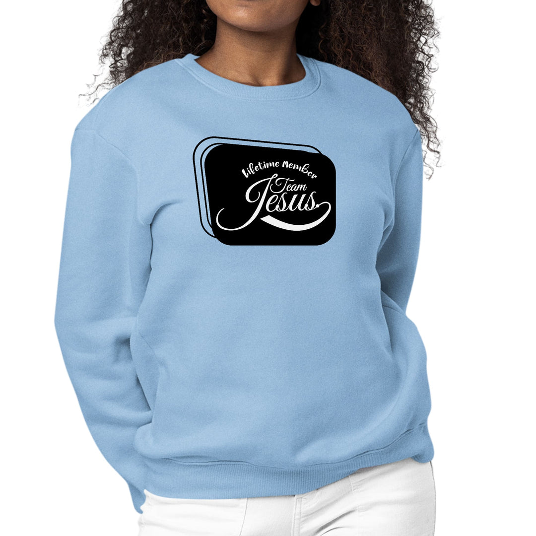 Womens Graphic Sweatshirt Lifetime Member Team Jesus - Womens | Sweatshirts