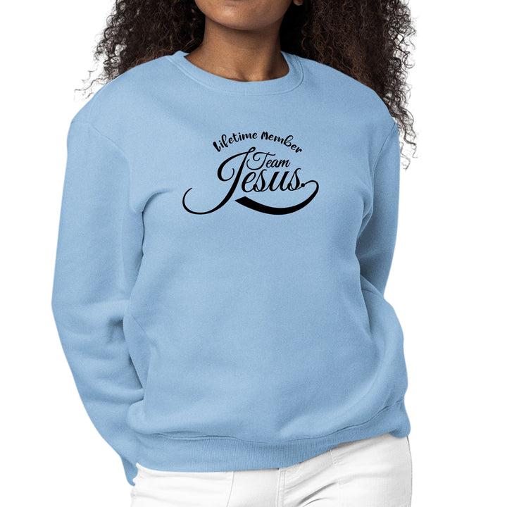 Womens Graphic Sweatshirt Lifetime Member Team Jesus - Womens | Sweatshirts