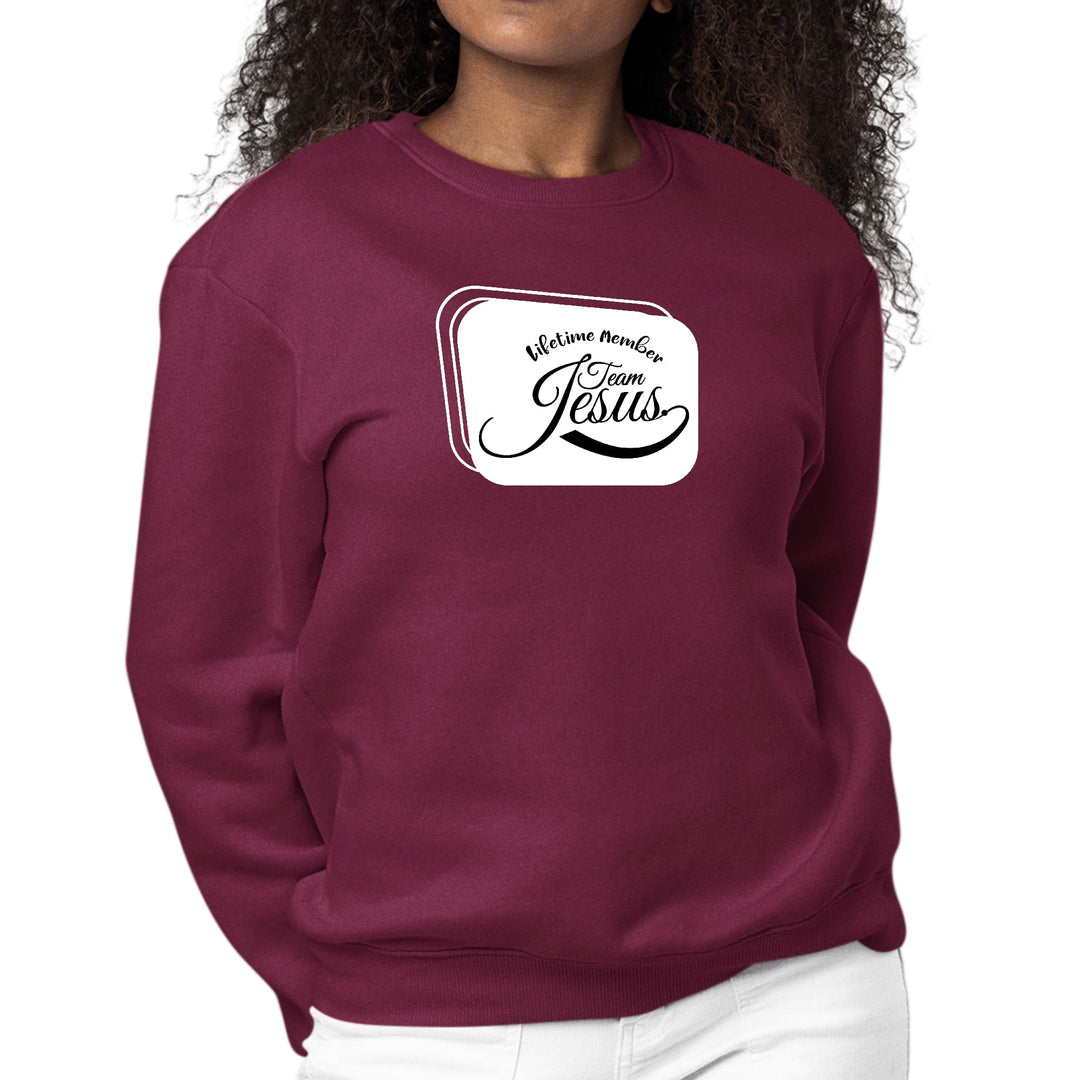 Womens Graphic Sweatshirt Lifetime Member Team Jesus - Womens | Sweatshirts