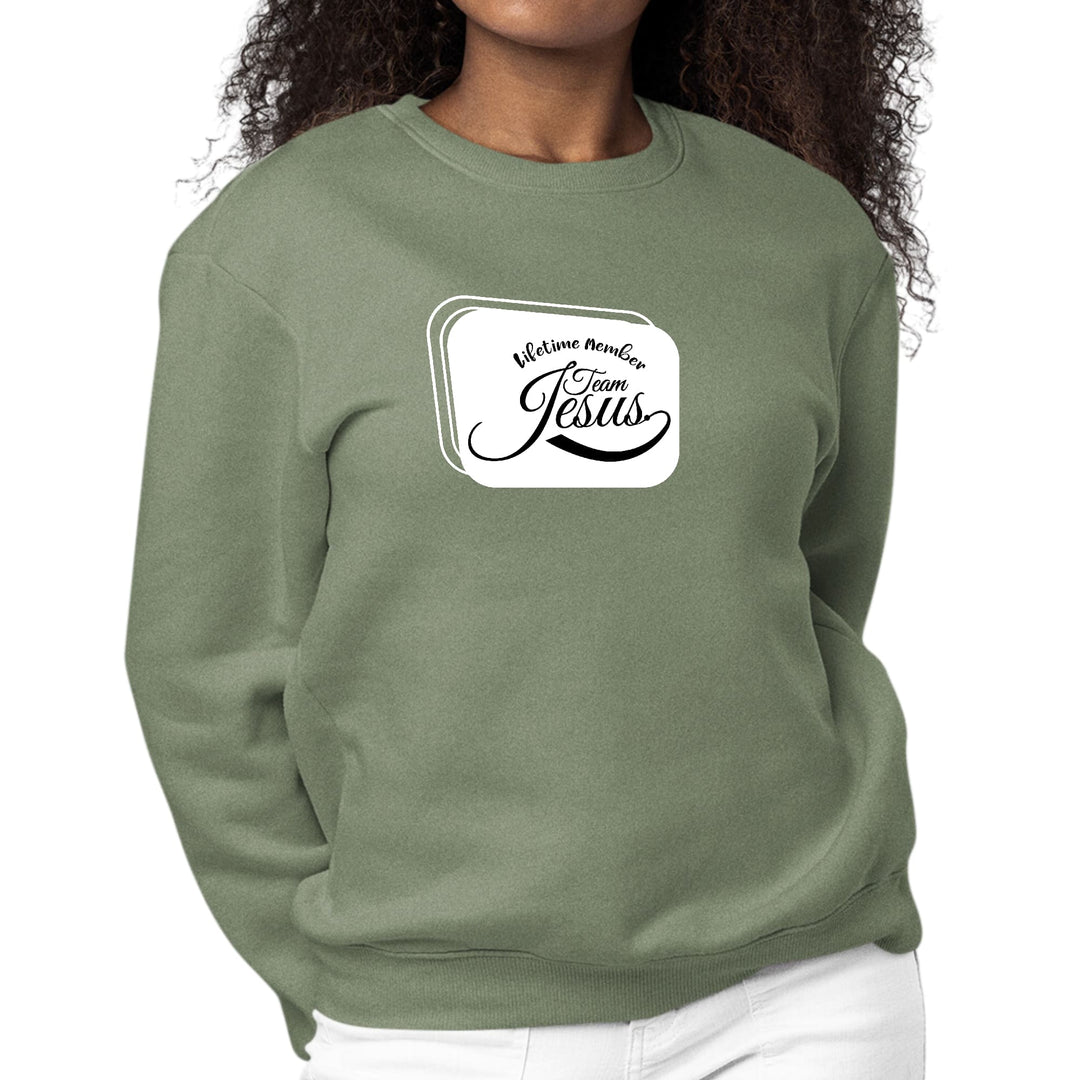 Womens Graphic Sweatshirt Lifetime Member Team Jesus - Womens | Sweatshirts