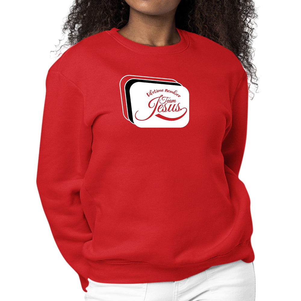 Womens Graphic Sweatshirt Lifetime Member Team Jesus - Womens | Sweatshirts