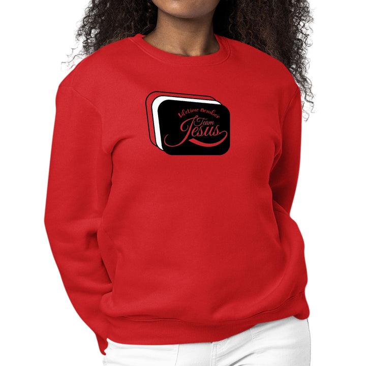 Womens Graphic Sweatshirt Lifetime Member Team Jesus - Womens | Sweatshirts