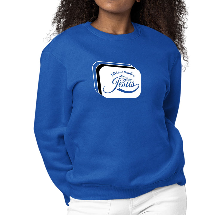 Womens Graphic Sweatshirt Lifetime Member Team Jesus - Womens | Sweatshirts