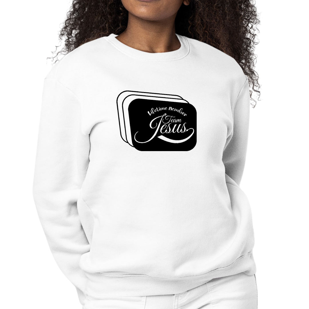 Womens Graphic Sweatshirt Lifetime Member Team Jesus - Womens | Sweatshirts