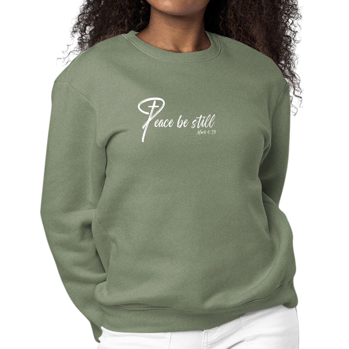 Womens Graphic Sweatshirt Peace be Still - Womens | Sweatshirts