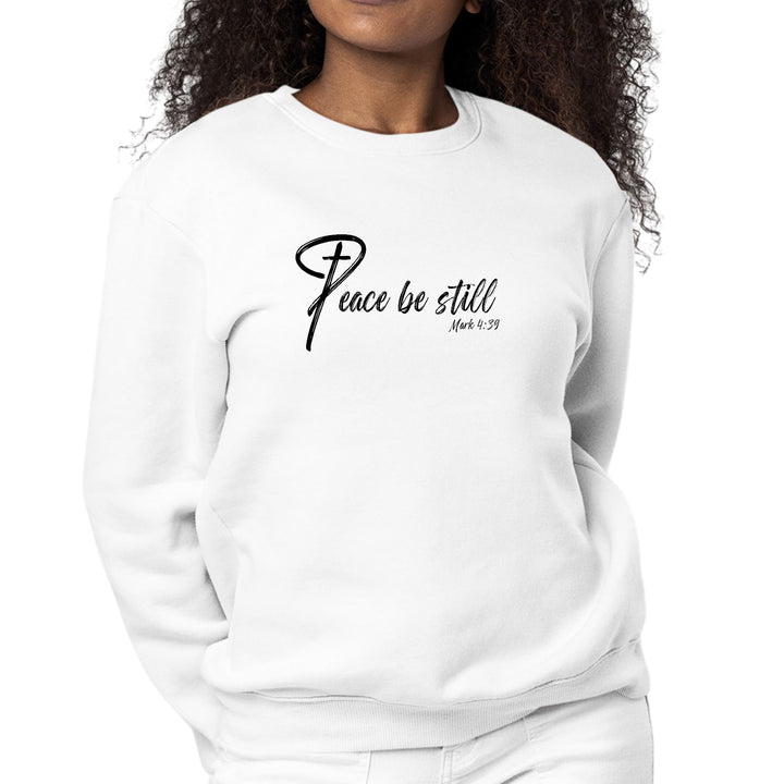 Womens Graphic Sweatshirt Peace be Still - Womens | Sweatshirts