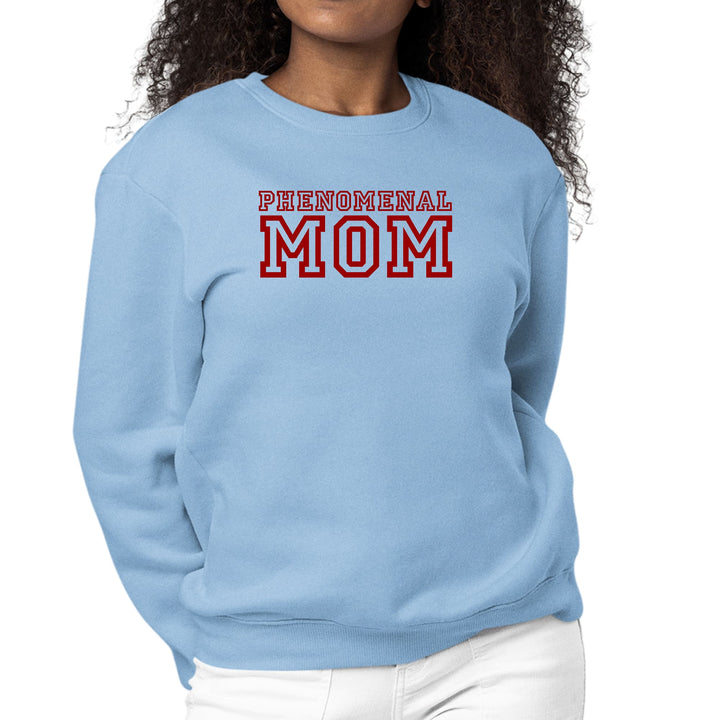 Womens Graphic Sweatshirt Phenomenal Mom Red Print - Womens/Sweatshirts