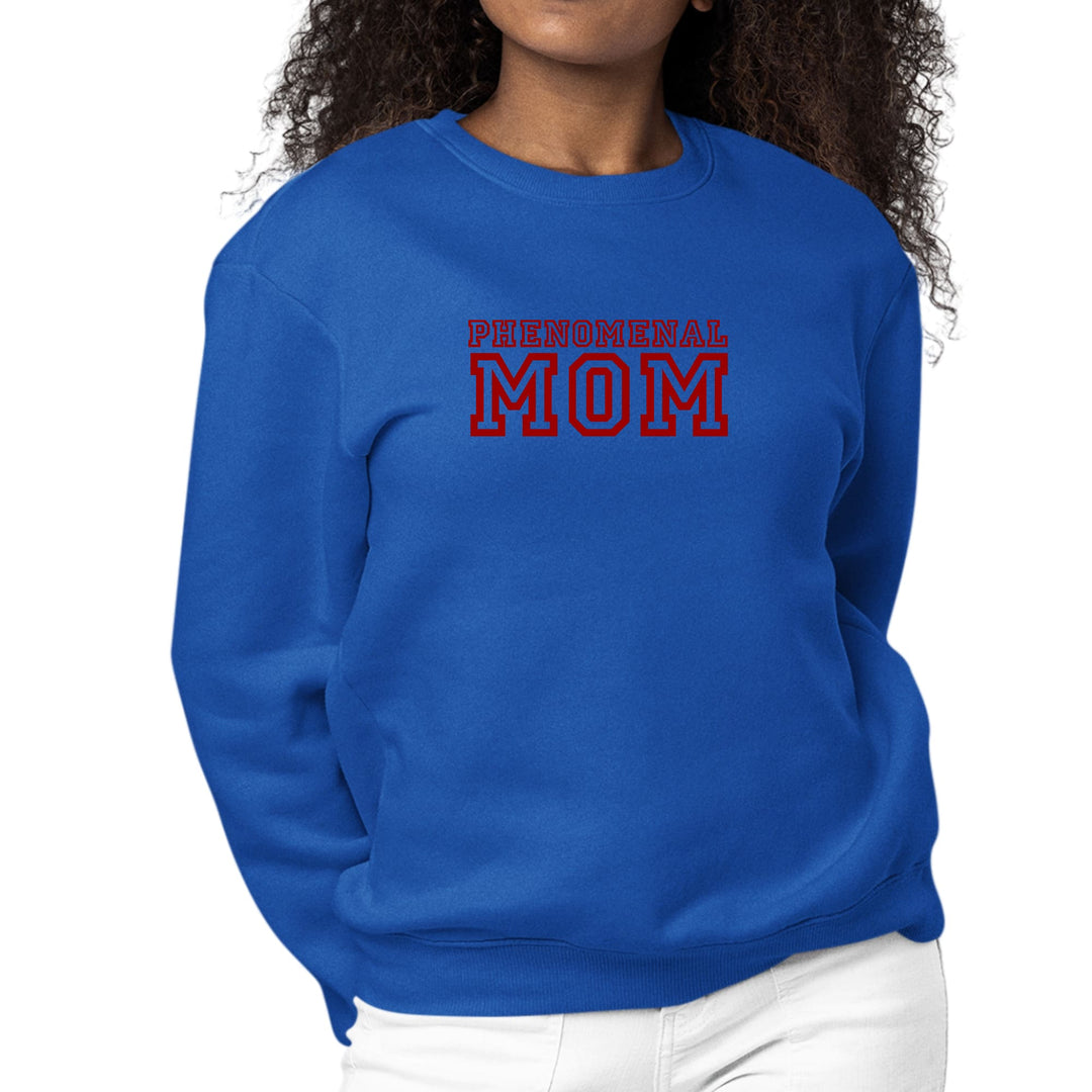 Womens Graphic Sweatshirt Phenomenal Mom Red Print - Womens/Sweatshirts