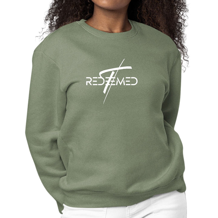 Womens Graphic Sweatshirt Redeemed Cross - Womens | Sweatshirts