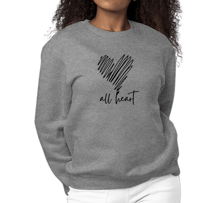 Womens Graphic Sweatshirt Say It Soul All Heart Line Art - Womens | Sweatshirts